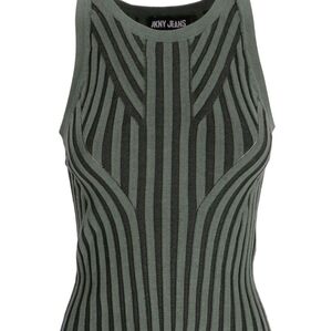 💚 DNKY Ribbed Tank Top - sz L